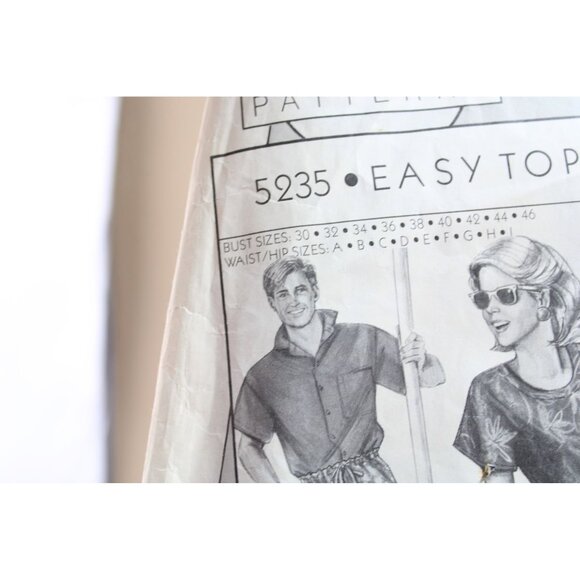 UNCUT Ann Person Pattern 5235 Pants Top Shorts Unisex Vintage 1985 93531 - Picture 3 of 4